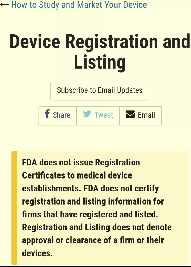 FDA - 认证百科