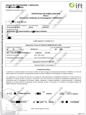 Radio-Type-Approval-Certificate-Mexico